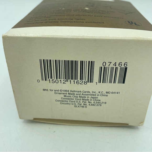 1994 Hallmark Baby’s First Christmas Ornament Lights Music Magic Squirrels - Picture 12 of 12